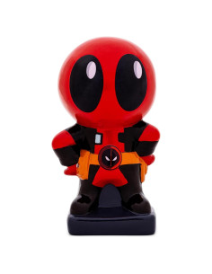 Banco de Monedas Cerámico Deadpool Chibi Stance Silver Buffalo