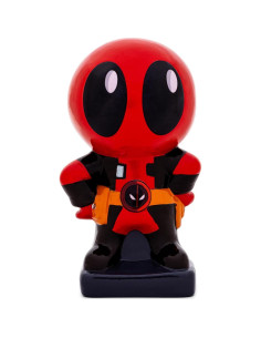 Banco de Monedas Cerámico Deadpool Chibi Stance Silver Buffalo 2