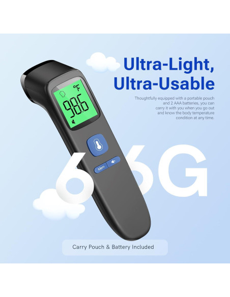 Termómetro Digital Sin Contacto Viproud FC-IR202 - Rápido y Preciso