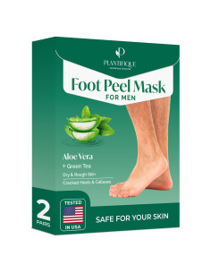 Mascarilla Exfoliante para Pies Plantifique Aloe Vera 2 Paquetes