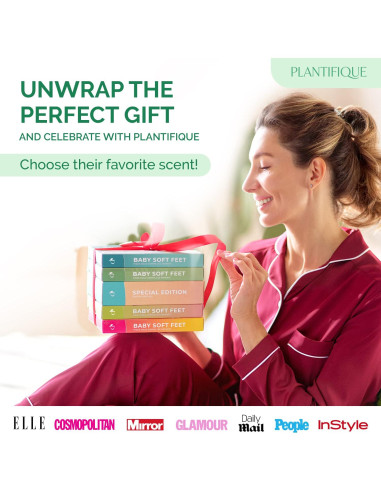 Mascarilla Exfoliante para Pies Plantifique Aloe Vera 2 Paquetes