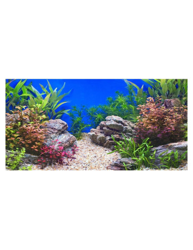 Fondo de Acuario Vinilo AWERT 60x30 cm Plantas Acuáticas