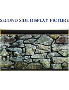 Fondo de Acuario Doble Cara ELEBOX 3D 30x81 cm PVC 2