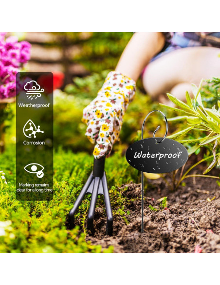 Etiquetas para Plantas Vcekract 25 Pcs con Bolígrafo Resistente