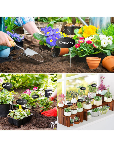 Etiquetas para Plantas Vcekract 25 Pcs con Bolígrafo Resistente