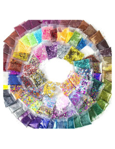 Paquete de Purpurina Variada Horizon Group USA - 90 Piezas