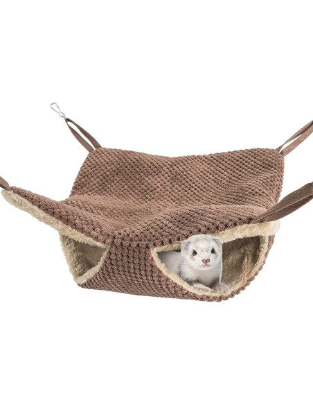 Hamaca Doble Niteangel para Mascotas - Chocolate 38x34x25cm