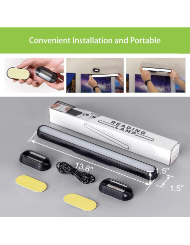 Luz de lectura de pared LED Lightinno regulable táctil 35.1cm