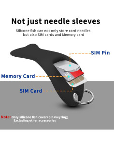 Soporte de tarjeta SIM TACOMEGE con pin expulsor y estuche 2