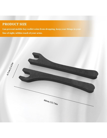 Relleno de Espacio Lateral para Asiento de Coche RGOAANC 2PCS Relleno de Espacio Lateral para Asiento de Coche RGOAANC 2PCS