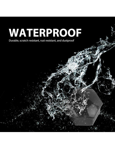 Cubiertas de Tuercas de Rueda UGSHY 21 PCS 19mm Antirrobo Negro