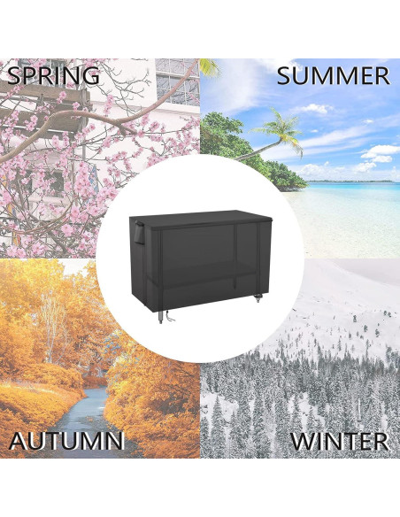 Cubierta de Mesa Exterior Youlvy Acero Inoxidable 121.9x61x88.9 cm