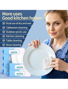 Toallitas de Espuma de Jabón Ecológicas Xixiyou 60 Unidades 2