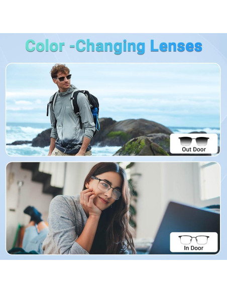 Gafas de Audio Bluetooth CuiSuto C-GS06 Plata con Lentes UV400