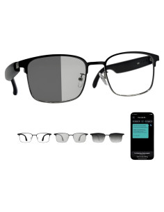 Gafas Inteligentes Fecoul con Traducción 164 Idiomas y Lentes de Color