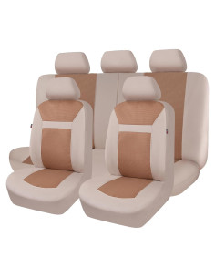 Cubiertas de Asiento de Coche Flying Banner FB-094 Beige Universal