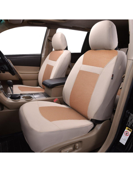 Cubiertas de Asiento de Coche Flying Banner FB-094 Beige Universal