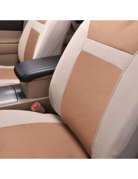Cubiertas de Asiento de Coche Flying Banner FB-094 Beige Universal