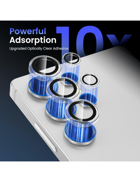 Protector de Lente de Cámara Tensea para Samsung S25 Ultra 9H Protector de Lente de Cámara Tensea para Samsung S25 Ultra 9H