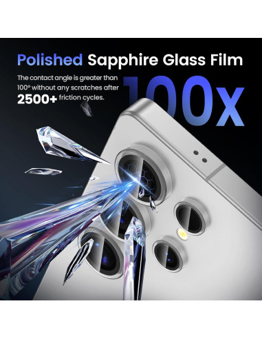 Protector de Lente de Cámara Tensea para Samsung S25 Ultra 9H