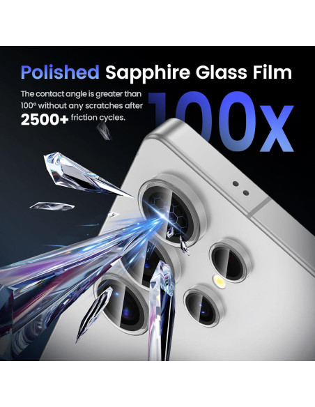 Protector de Lente de Cámara Tensea para Samsung S25 Ultra 9H Protector de Lente de Cámara Tensea para Samsung S25 Ultra 9H