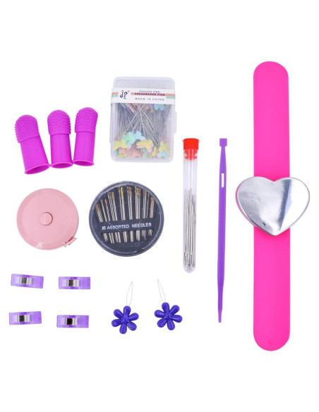 Kit de Costura Silicone Alley - Dedales THIK-Grip Pequeño y Mediano