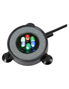 Disco de Burbuja LED Multicolor NICREW 5.08 cm para Acuario