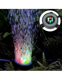 Disco de Burbuja LED Multicolor NICREW 5.08 cm para Acuario 2