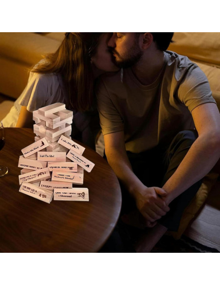 Juego de Torre de Bloques Apilables para Adultos - 48 Piezas