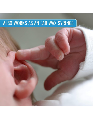 Aspirador Nasal Reutilizable DMI para Bebé y Jeringa de Bulbo