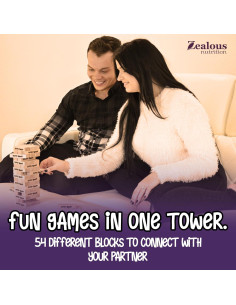 Juego de Bloques de Madera para Parejas - Couples Tower 54 Piezas 2
