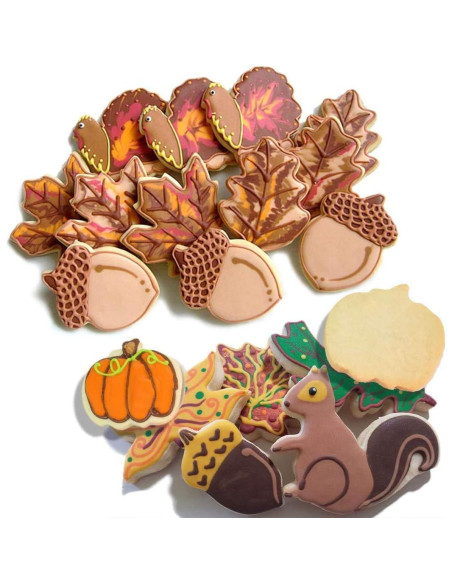 Cortadores de Galletas Acción de Gracias Tuzicake - 6 Piezas