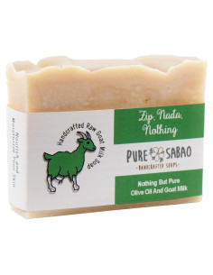 Jabón Natural de Leche de Cabra Pure Sabao 127g Hidratante