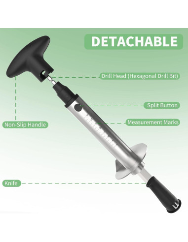 Cortador de Piña Newness Eléctrico y Manual Acero Inoxidable