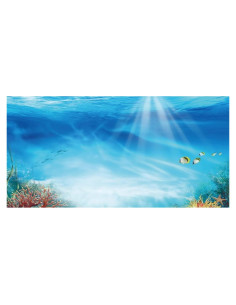 Fondo de Acuario Temático AWERT 60x30 cm Coral Peces