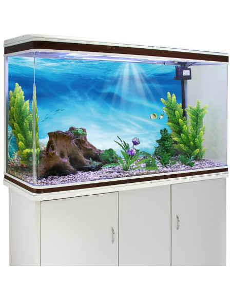 Fondo de Acuario Temático AWERT 60x30 cm Coral Peces