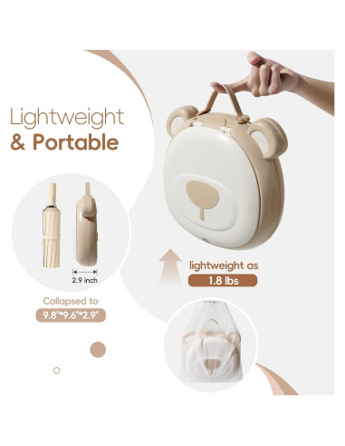 Asiento de Inodoro Plegable AKIMRABY para Niños - Portátil y Ligero