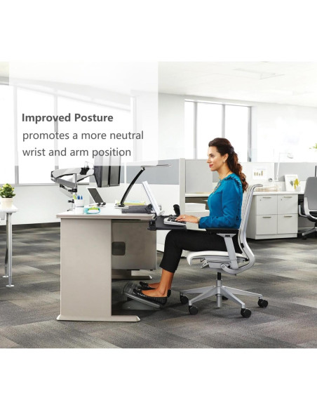 Bandeja de Teclado Deslizante MAX SMART 50.8 cm Ergonómica Bandeja de Teclado Deslizante MAX SMART 50.8 cm Ergonómica