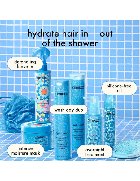 Acondicionador Sin Enjuague Amika Hydro Rush 60 ml