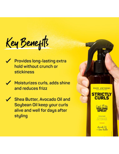 Spray Aumentador de Volumen Marc Anthony 198 ml - Strictly Curls
