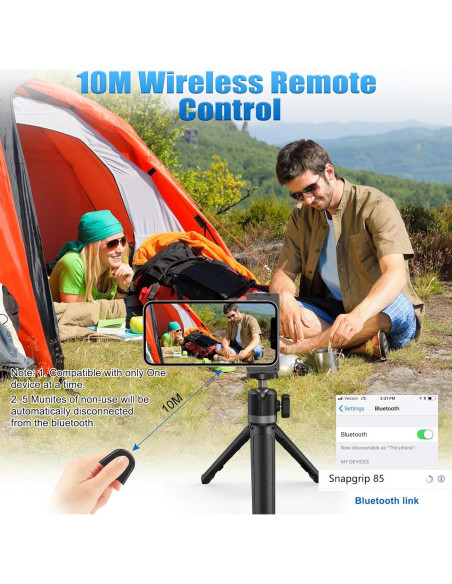 Soporte de Cámara Magnético Bluetooth YW-85A para Smartphone Soporte de Cámara Magnético Bluetooth YW-85A para Smartphone