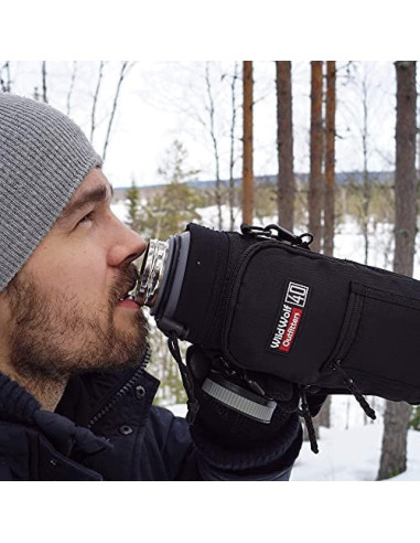 Soporte para Botellas de Agua 40 oz Wild Wolf Outfitters Negro