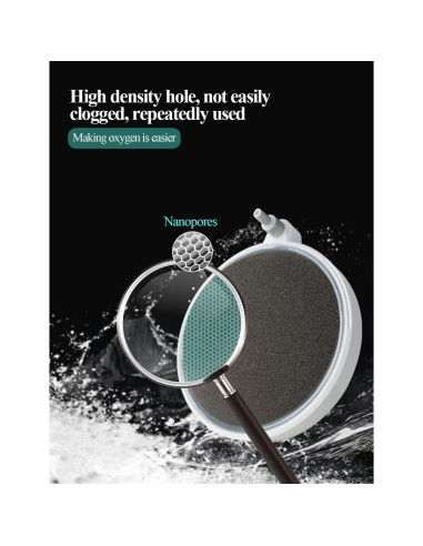 Piedra de Aire para Acuario UPETTOOLS 5 cm Difusor de Oxígeno