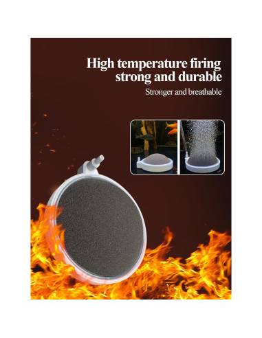 Piedra de Aire para Acuario UPETTOOLS 5 cm Difusor de Oxígeno