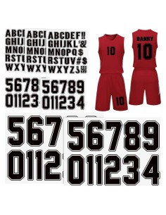 190 Piezas Letras y Números Termoadhesivos Fuutreo 5-20 cm