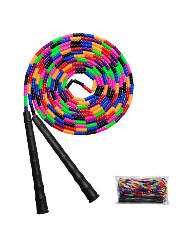 Cuerda de Salto Doble Holandesa Kingcolor 5m Ajustable para 6 Saltadores