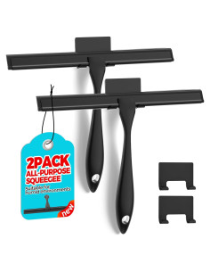 2PACK Limpiaparabrisas Multiusos ALFLOD 25.4cm Negro