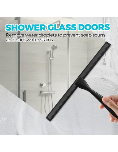 2PACK Limpiaparabrisas Multiusos ALFLOD 25.4cm Negro