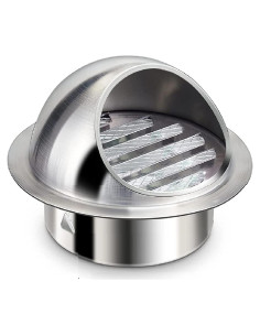 Cubierta de Ventilación de Pared Allvent 4" Acero Inoxidable