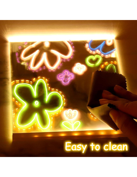 Tablero de Dibujo LED AIERSA 15x15 cm Multicolor Acrílico Tablero de Dibujo LED AIERSA 15x15 cm Multicolor Acrílico